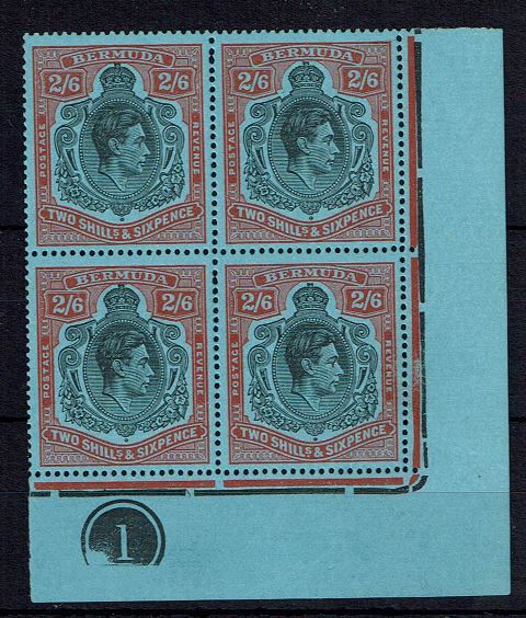 Image of Bermuda SG 117b/117be LMM British Commonwealth Stamp
